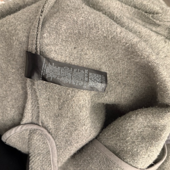 Topshop Gray longline belted utility coat size US 4 - Picture 7 of 9